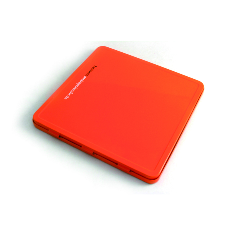 Square CD tin case